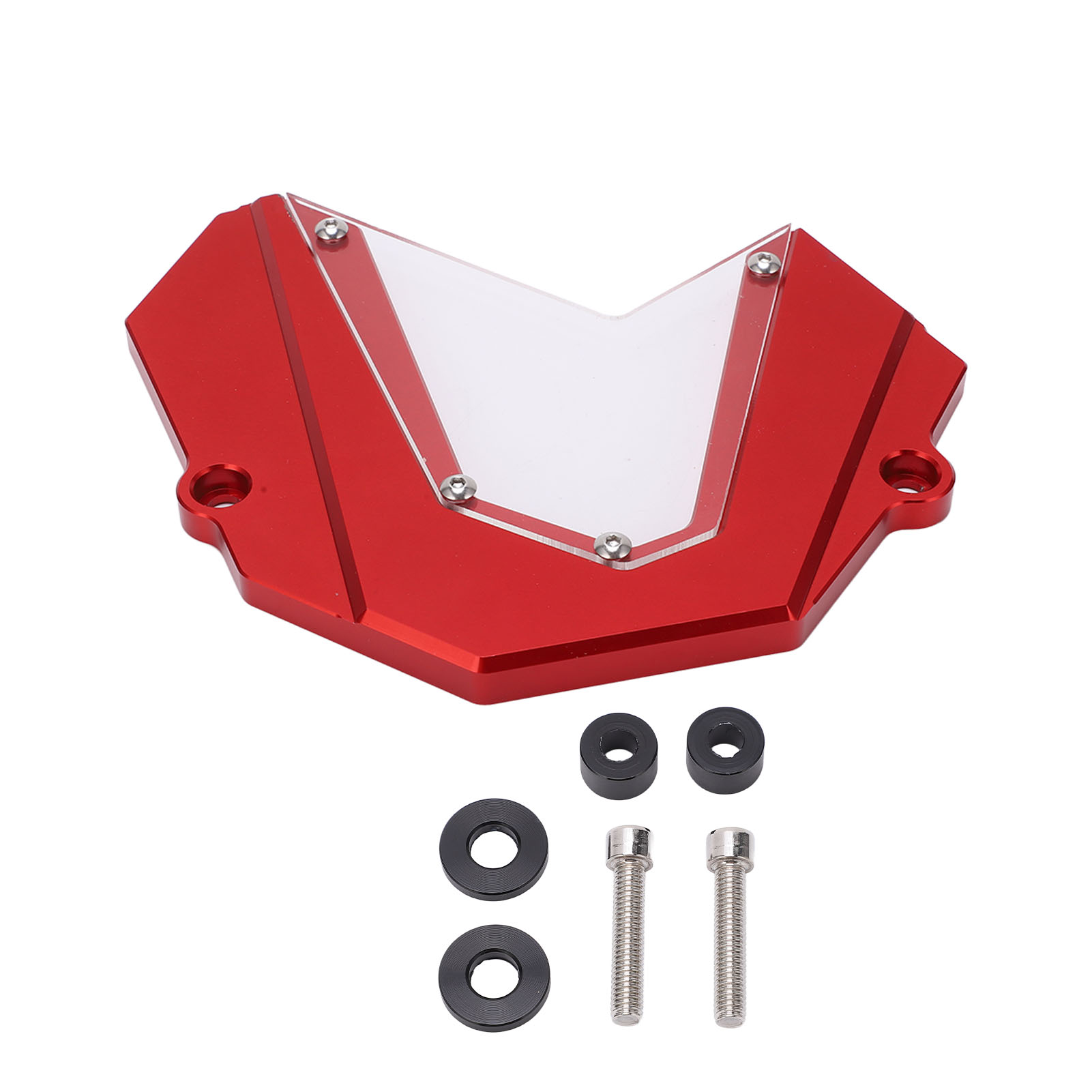 Vorderrad-kettenschutz Für Motorräder, Aus Cnc-gefrästem Aluminium, Für Mt-09 Und Fz09 (2013-2017), Rot.