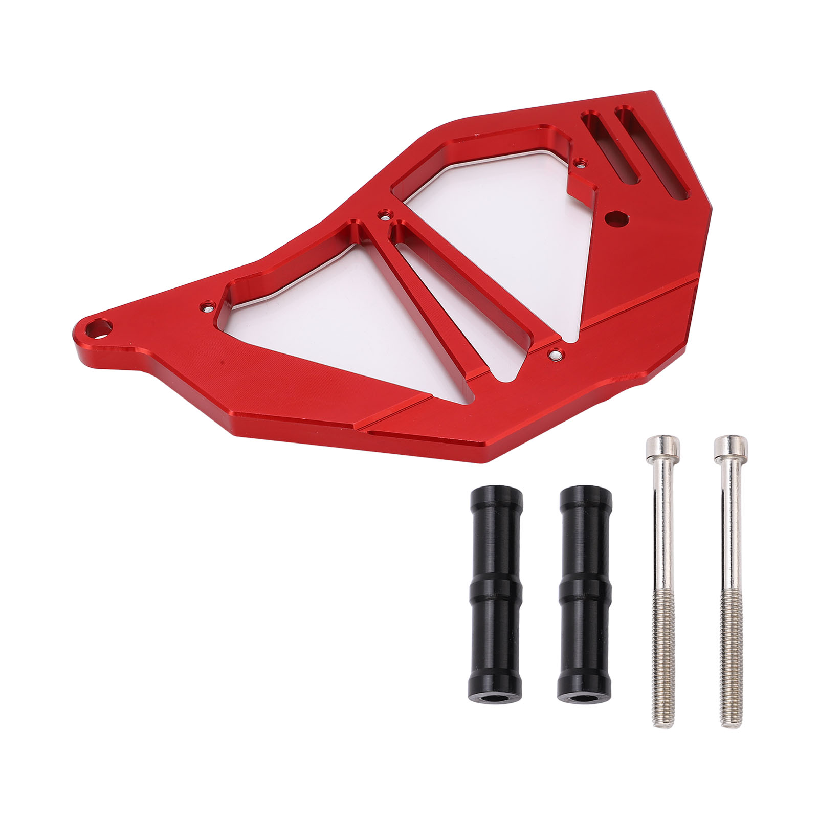 Cnc-gefräster Vorderradschutz Mit Kettenschutz Für Motorräder, Kompatibel Mit Nc700s X Xd 2012–2016, Rot
