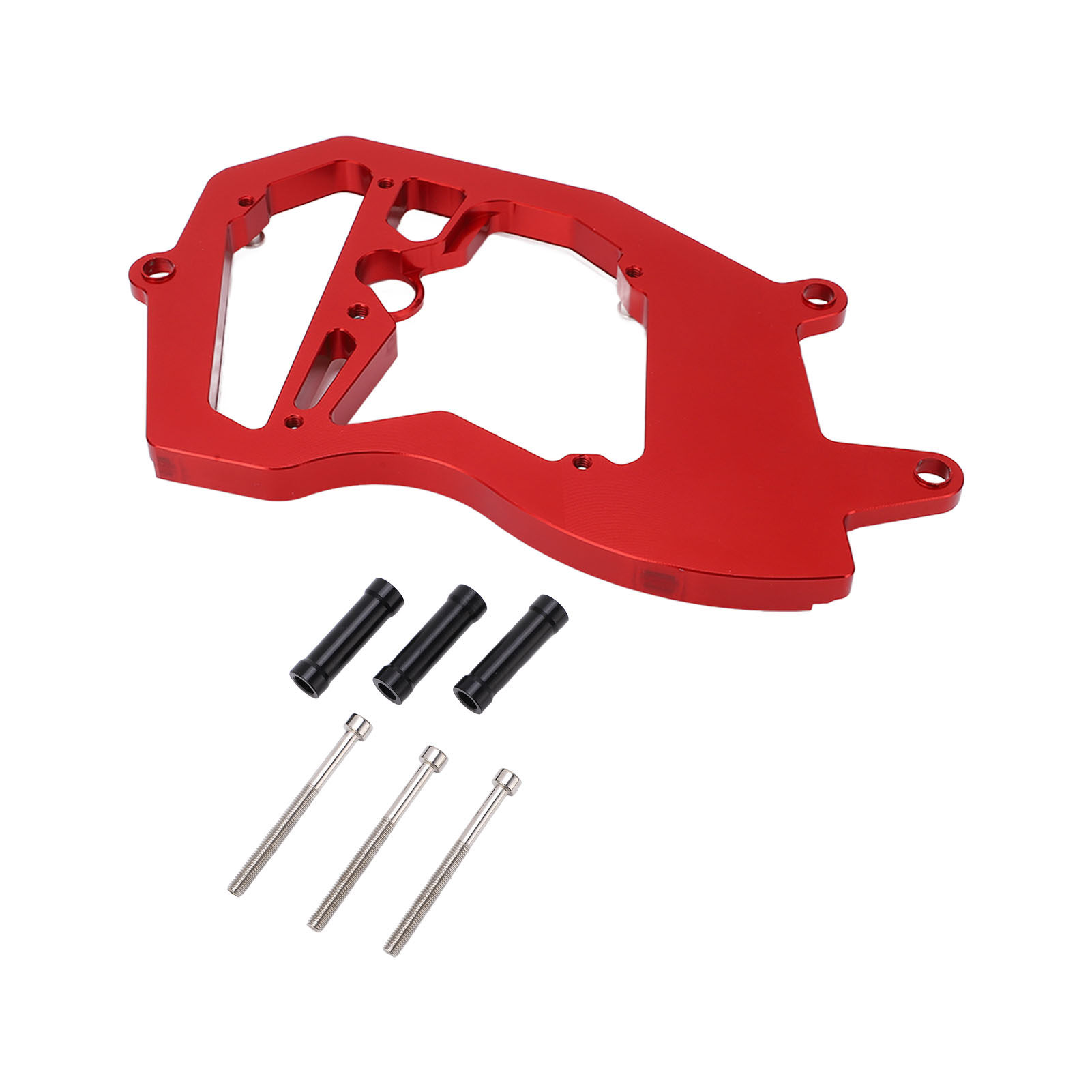 Cnc-gefräster Kettenschutz Aus Aluminiumlegierung Für Das Vorderrad Von Motorrädern, Kompatibel Mit Zx6r 2009–2021, Rot