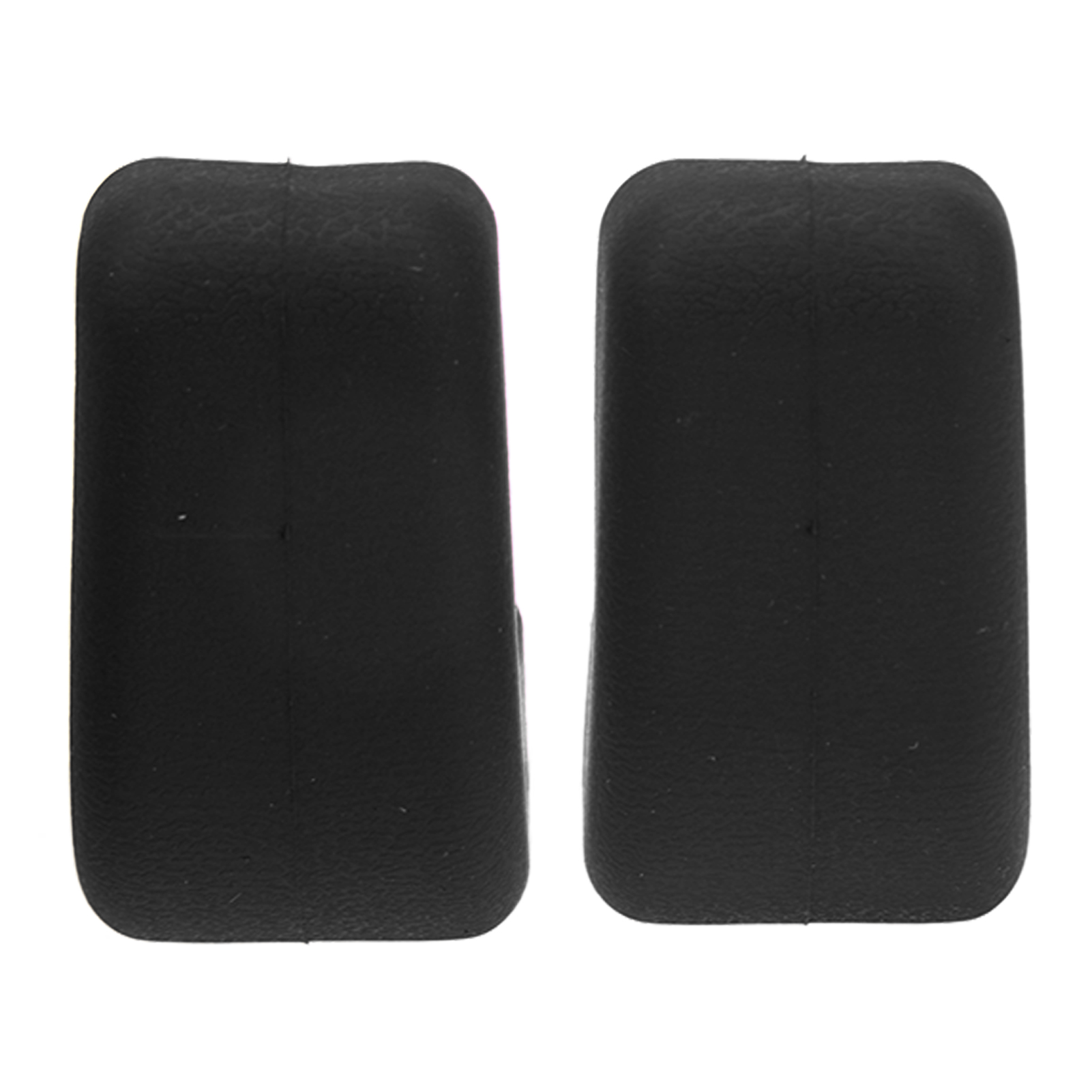 Paar Schutzabdeckungen Für Die Abschlepphaken An Der Stoßstange, Kompatibel Mit Wrangler Jk Jl Gladiator Tj 2007-2023, Schwarz.
