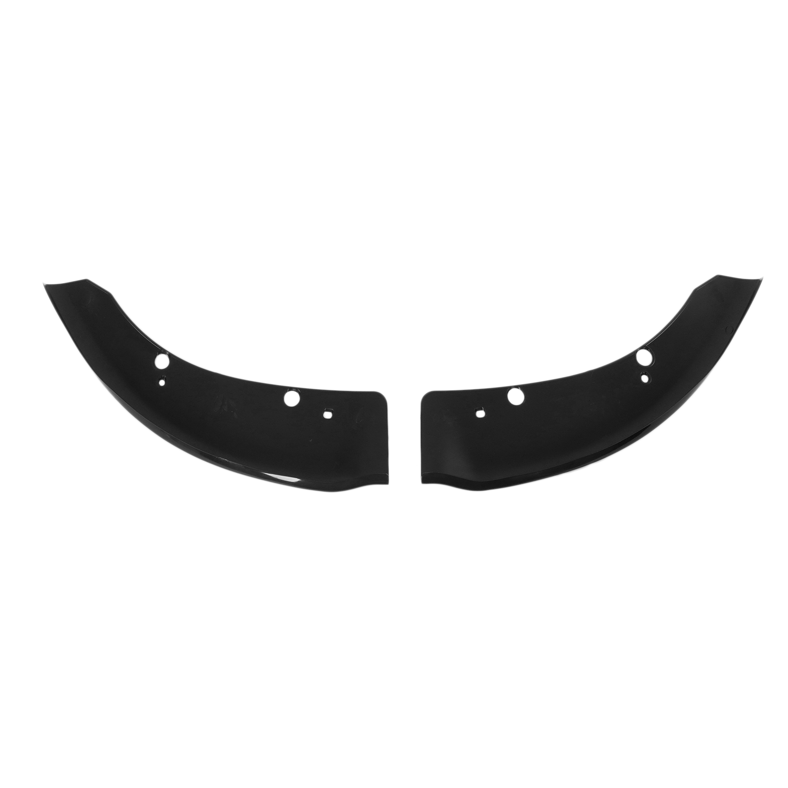 Set Mit 2 Ersatz-frontstoßstangenschutzleisten Für Dodge Challenger Scat Pack Srt 2015-2020 (schwarz)