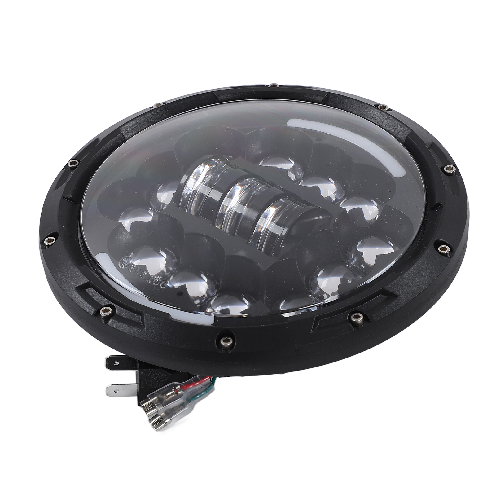 12-zoll-led-motorradscheinwerfer, 6500k-7000k, 4400lm, Schutzart Ip67, Ersatz Für Wrangler