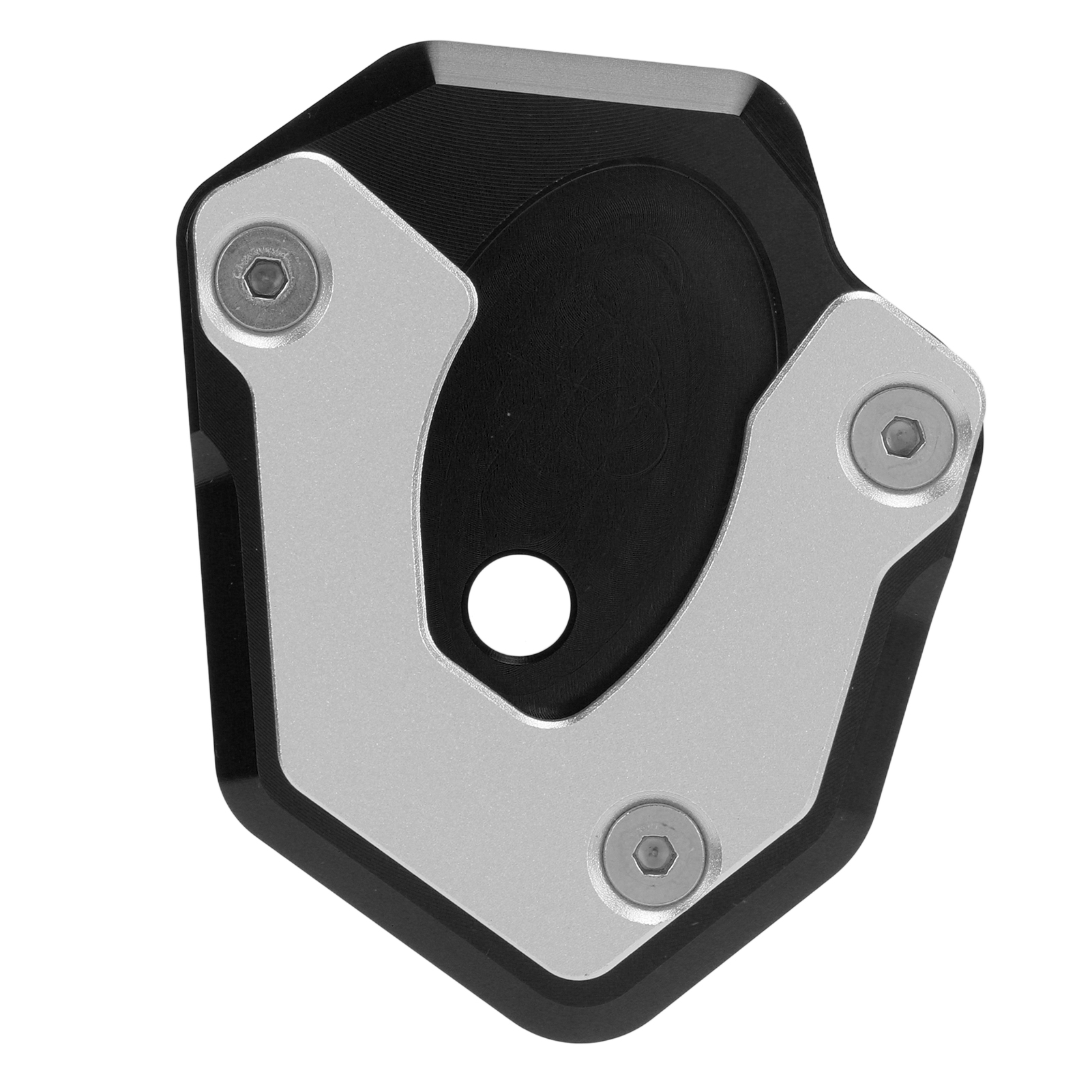Motorrad-seitenständer, Verlängerte Platte, Aluminium, Kompatibel Mit Z650, Z900, 2017-2019, Schwarz