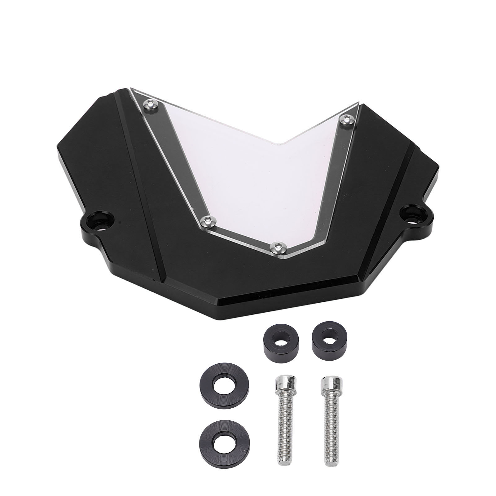 Vorderrad-kettenschutz Für Motorräder, Aus Cnc-gefrästem Aluminium, Für Mt-09 Und Fz09 (2013-2017), Schwarz.