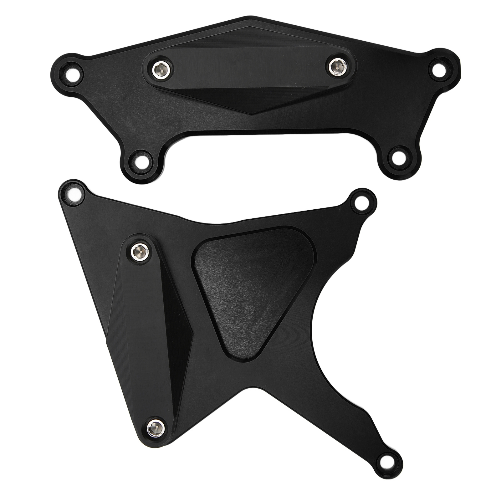 Cnc-gefräster Kupplungsgetriebeschutz Aus Aluminium Für Versys Kle650 Motorrad 2006-2020, Schwarz.