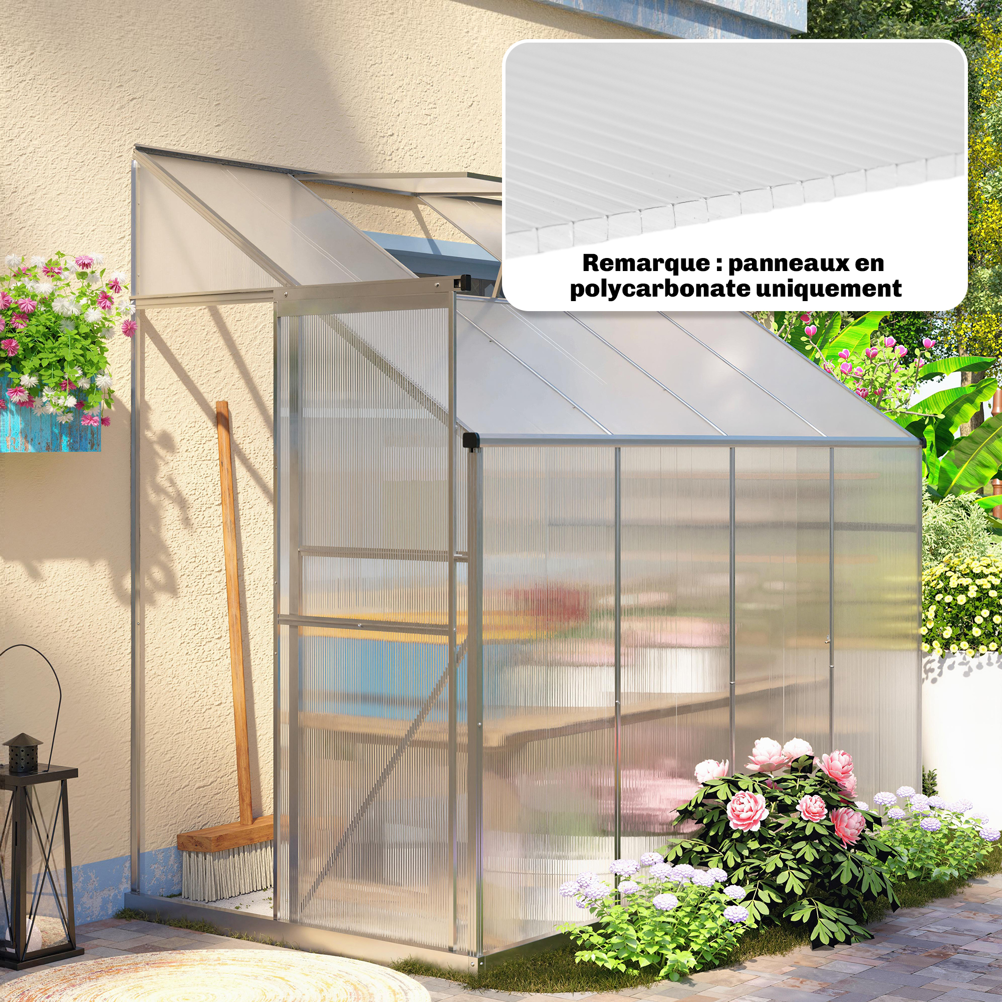 10 Polycarbonat-wabenplatten, 4 Mm, Uv-beständig, Doppelwabenplatte Für Gewächshäuser, 120 X 60 Cm, Transparent