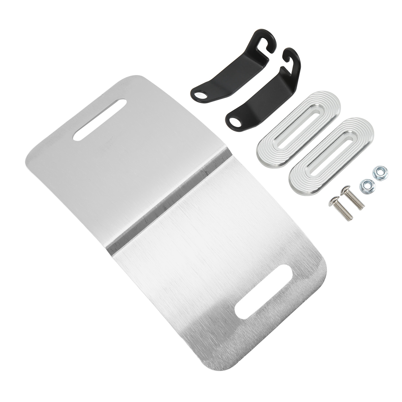 Cnc-gefräste Motorrad-windschutzscheibe Aus Aluminiumlegierung Für Den Scheinwerfer, Kompatibel Mit Cb650r 2019-2020, Silberfarben.
