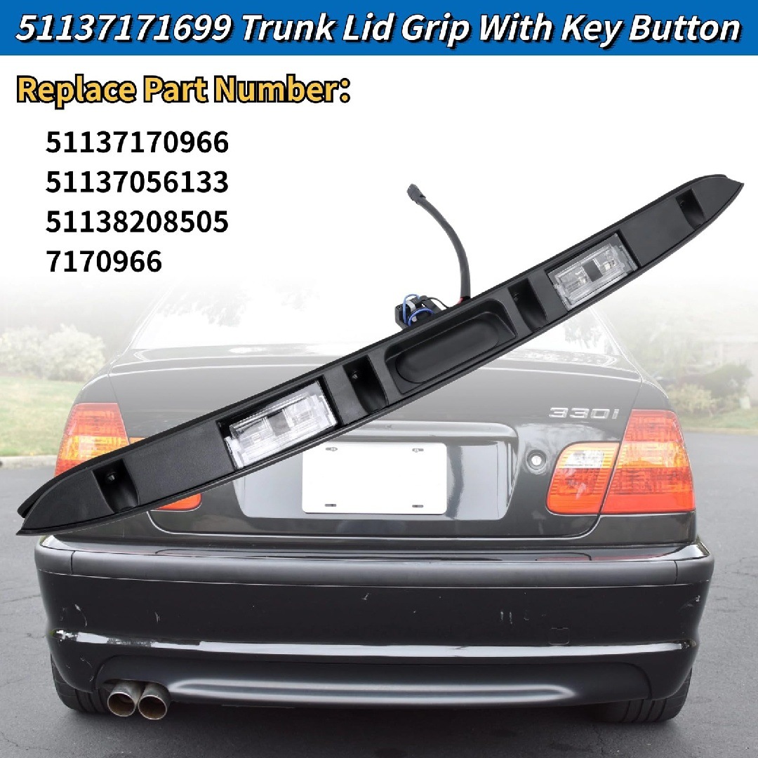 51137171699 Ist Geeignet Für Bmw E46 325i 328i 320i Heckklappenschalter Und Kofferraumschalter.