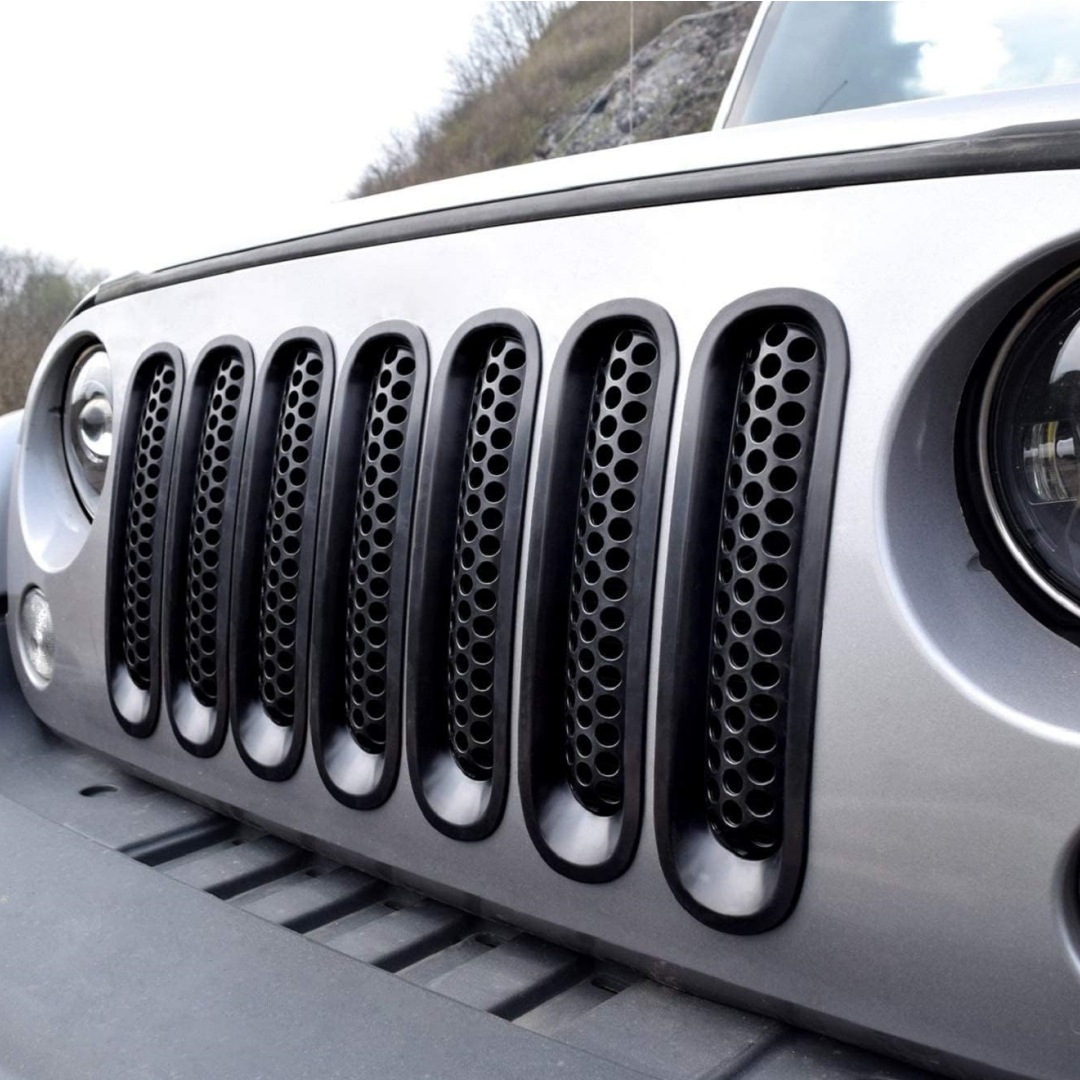 Verkaufsschlager: Aufsteckbarer Kühlergrillring, Passend Für Jeep Jk Wrangler (baujahre 2007–2017).