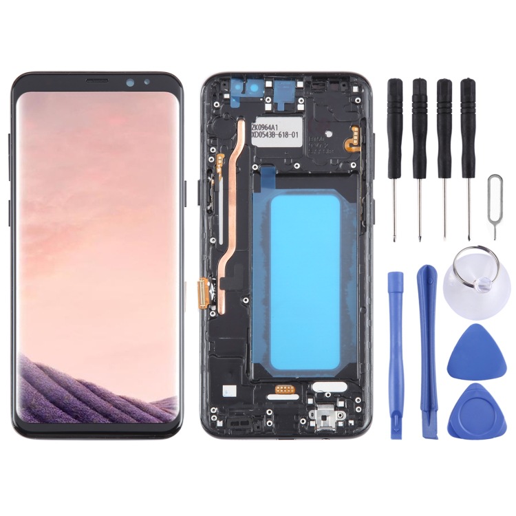 Kompatibel Mit Dem Samsung Galaxy S8+ Sm-g955 Tft-lcd-touchscreen (mit Rahmen)