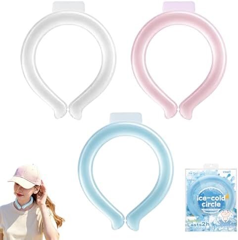 Wiederverwendbarer Nackenkühlschlauch, Eishalskühler, Auslaufsicherer Tpu-sommer-kühlring Für Outdoor-aktivitäten, Sport, Gartenarbeit, 3 Stück