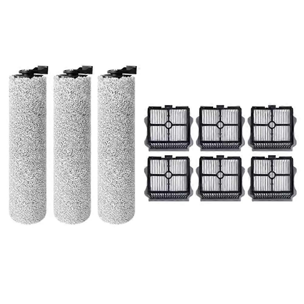 9-teiliges Ersatzteilset Für Tineco Ifloor 3 Floor One S3 Akku-nass- Und Trockenbodenreiniger, Handstaubsauger, Walzenbürste, Filter
