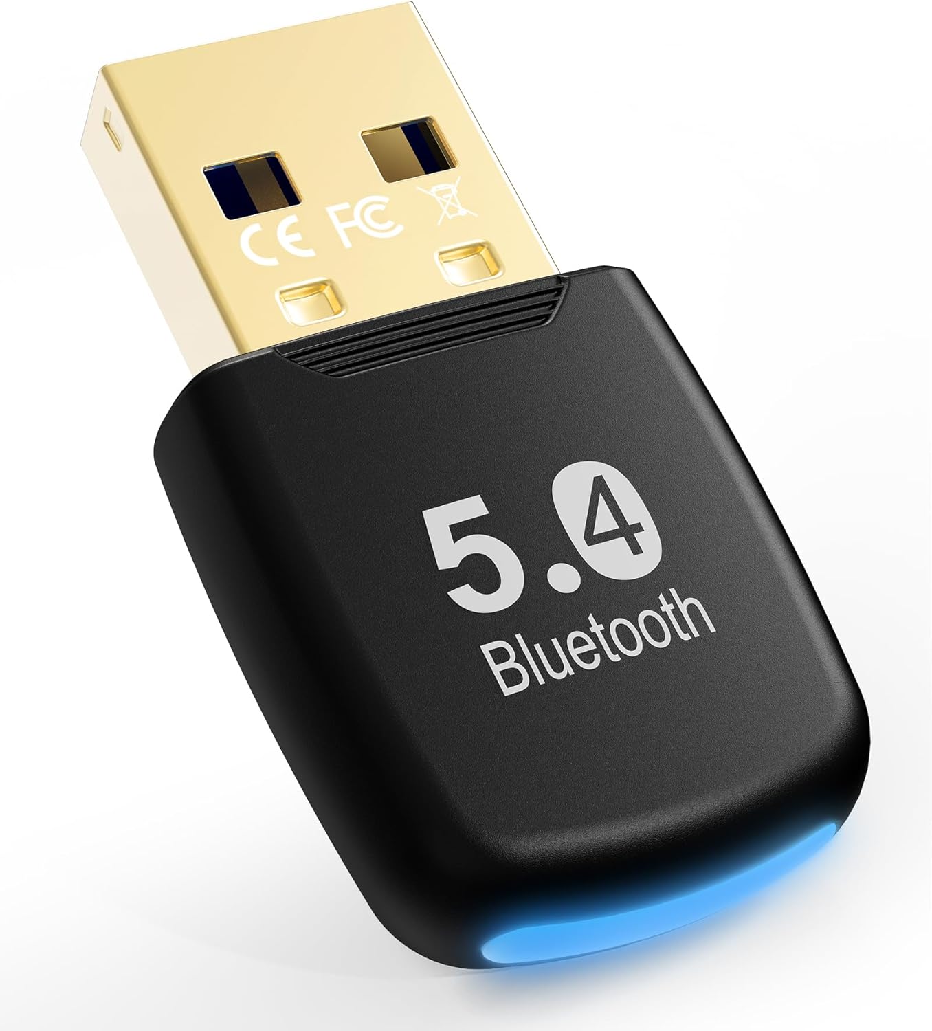 Rengoga 5.4 Bluetooth Usb-dongle Für Pc, Geringe Latenz, 20 M Reichweite, Plug & Play, Kompatibel Mit Windows 11/10/8.1/7, Edr Bluetooth-adapter Für Tastatur, Maus, Headset Und Gamepad.