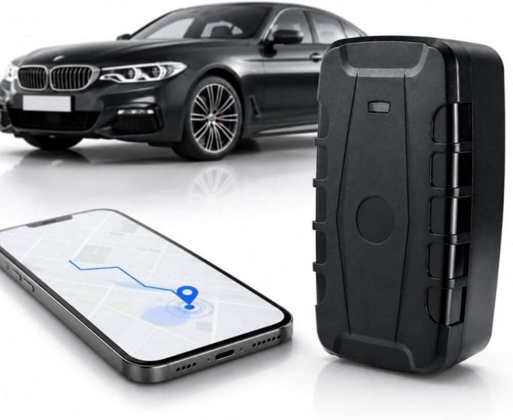 Tkmars Magnetischer Gps-tracker Für Auto, Motorrad, Lkw, Boot (4gtk918), 20.000 Mah Akku, Kein Abonnement Erforderlich, Echtzeit-tracking, Ip65 Diebstahlschutz.