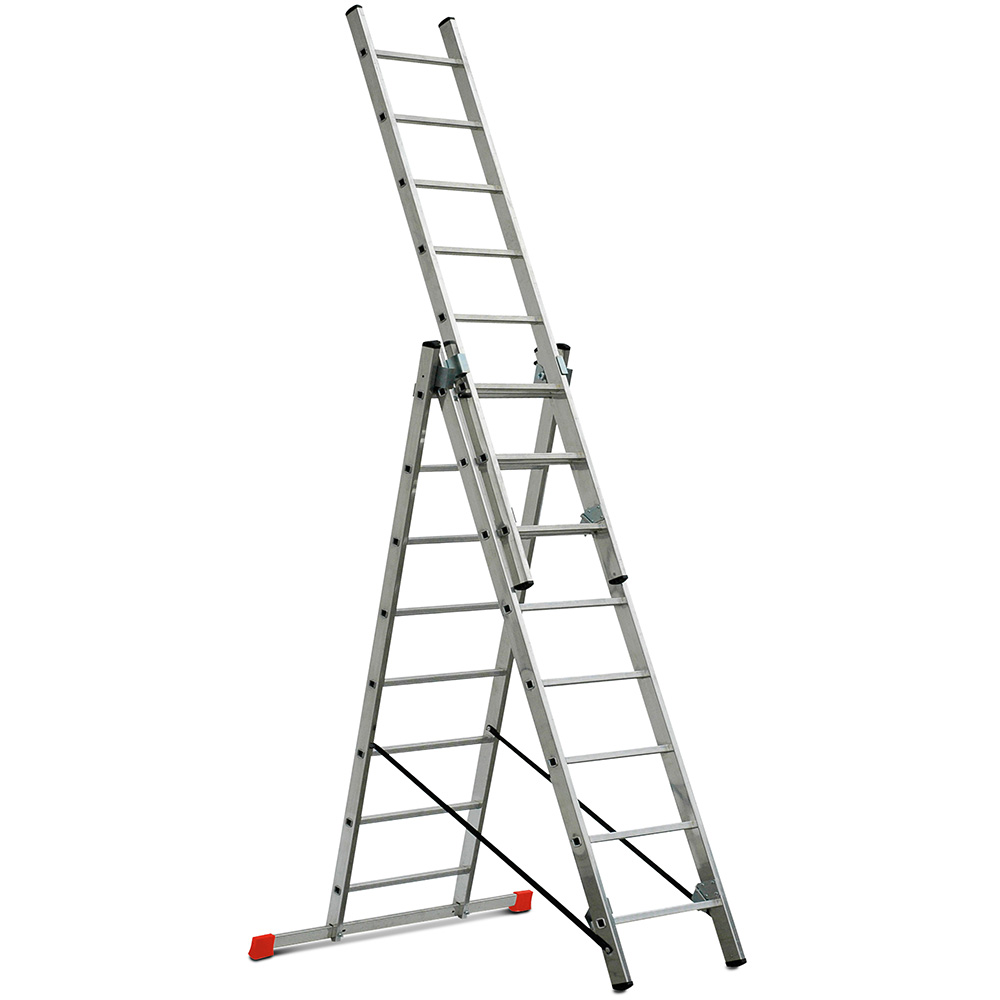Brb Aluminium-vielzweck-leiter, Tragkraft 150 Kg (silber, 8)