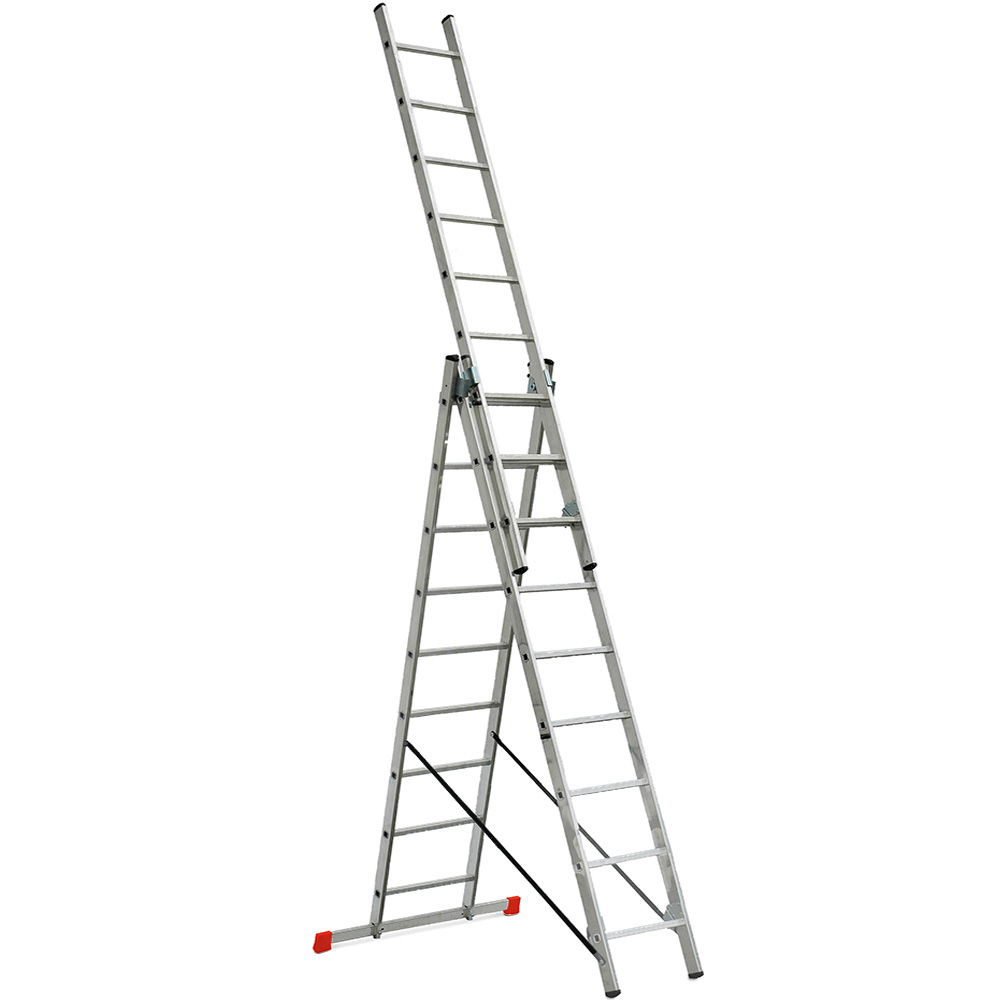Brb Aluminium-vielzweck-leiter, Tragkraft 150 Kg (silber, 9)