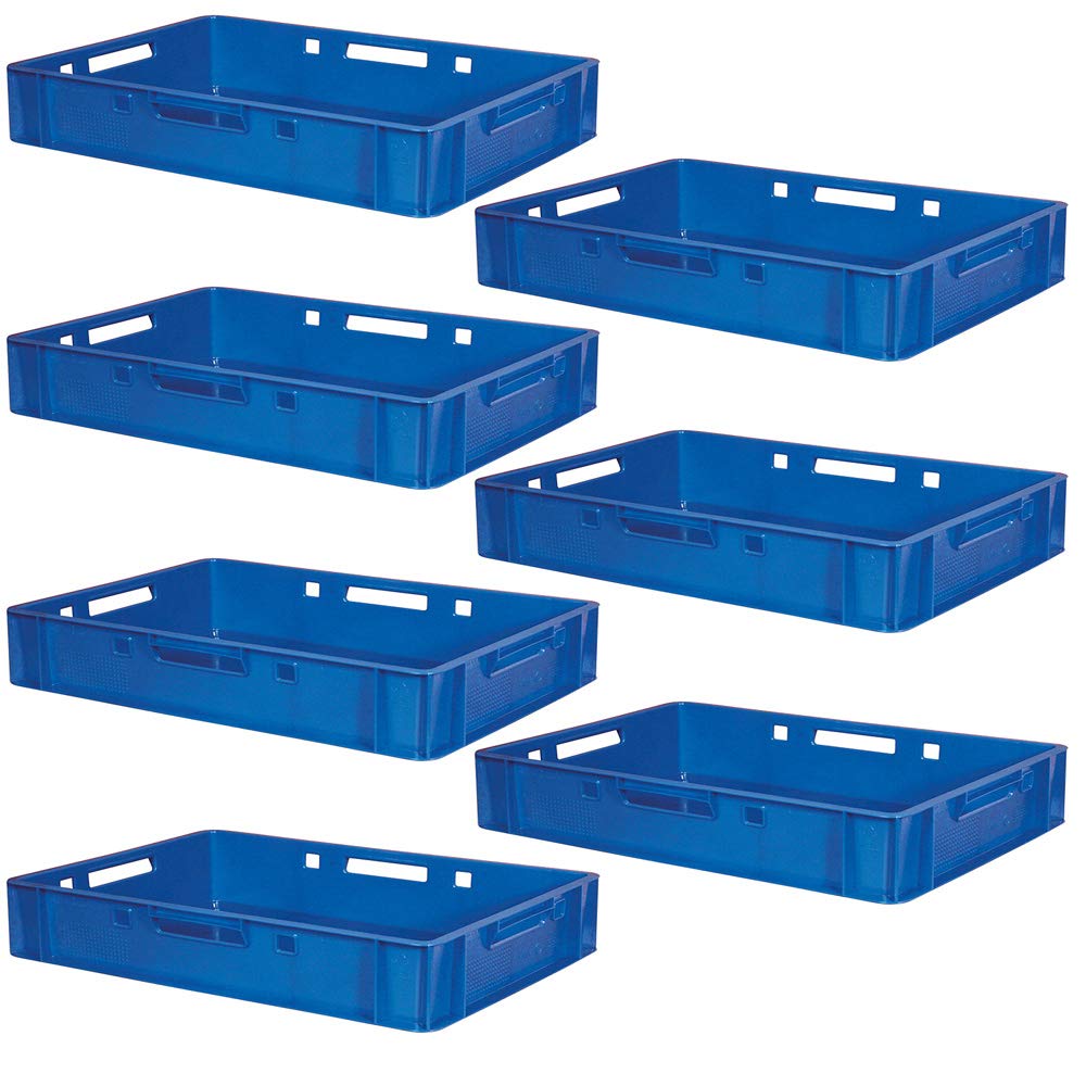 Brb 7x E1 Fleischkasten, Blau, Lxbxh 600x400x125 Mm