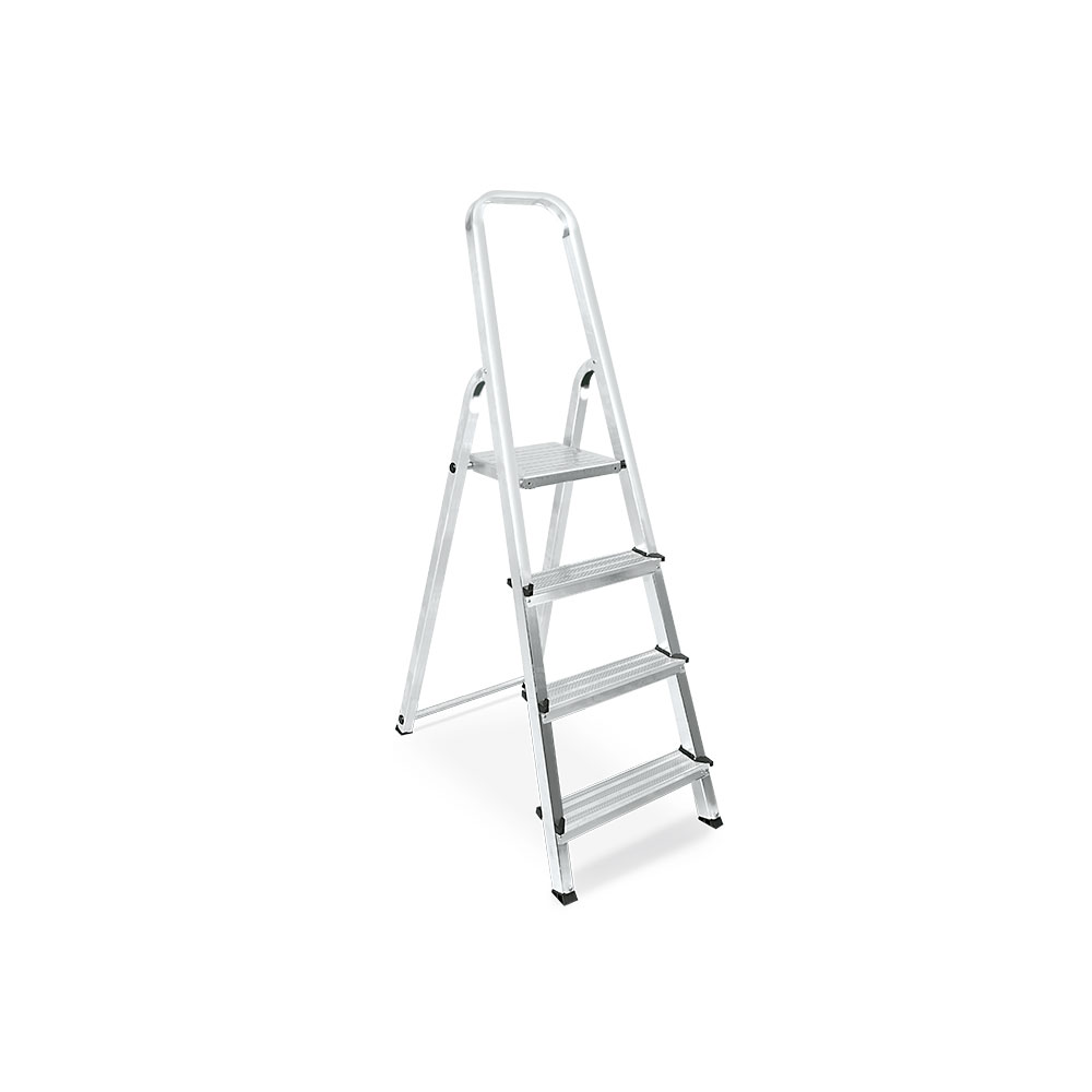 Brb Alu-bügelleiter, Tragkraft 150 Kg (silber, 4)