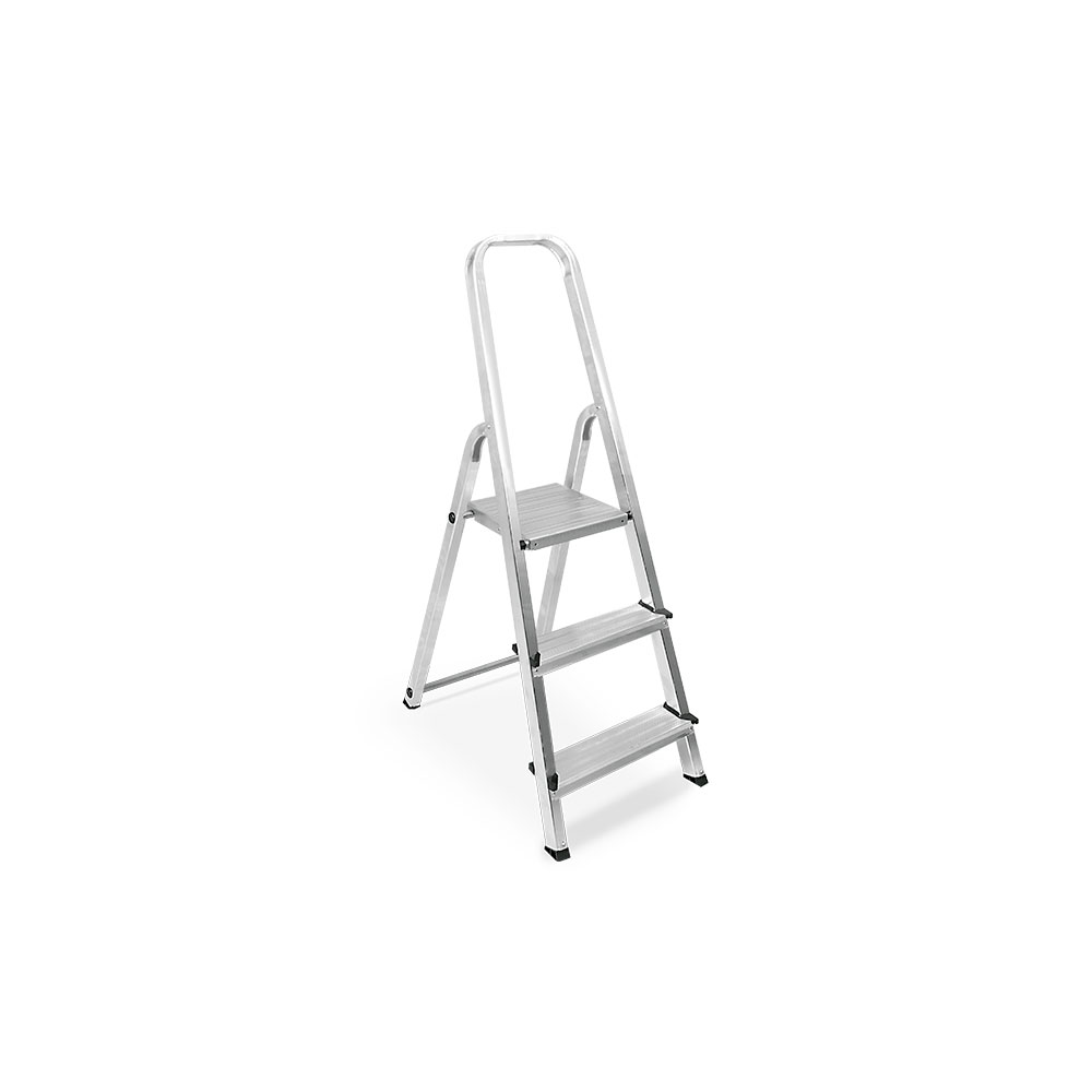 Brb Alu-bügelleiter, Tragkraft 150 Kg (silber, 3)