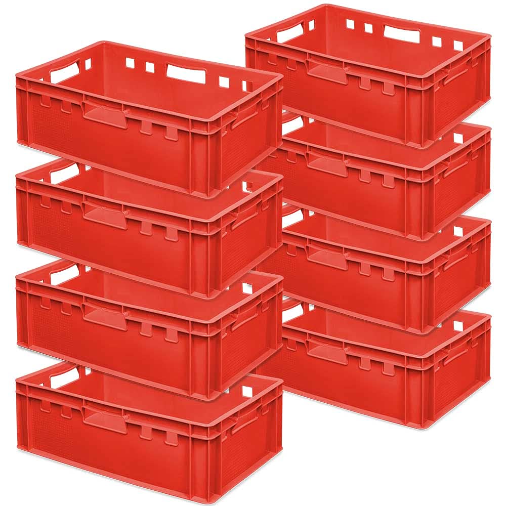Brb 8x Fleischkasten E2, Rot, Lxbxh 600x400x200 Mm