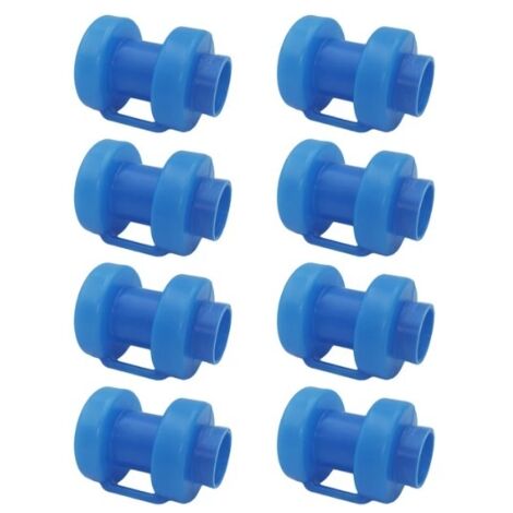 Bunthaus Trampolinpfostenkappen, Netzspitze, Sicherheitstrampoline, Ersatzteile, Trampolinstangenhut, Trampolinzubehör Für Netzhaken, Trampolin-netzteil, Blau, 10 Stück