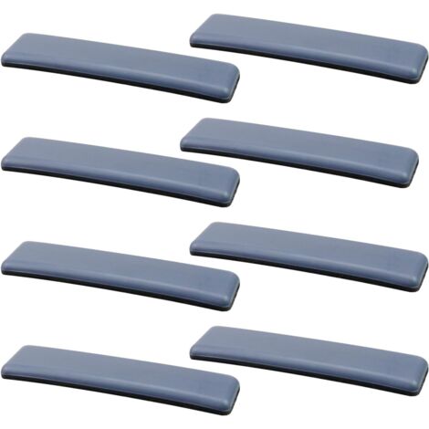 Bunthaus 8er-pack Rechteckige Möbelschutzpolster, Fußmatten, Untersetzer, Abriebfeste Magische Fußmatten, Möbeltransportpolster, 100 X 24 Mm