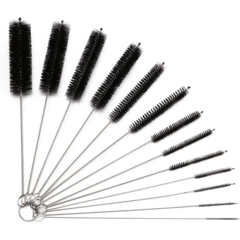 Bunthaus Schlauchreinigungsbürste, 13-teiliges Set, Schlauchreinigungsbürste Für Glasflaschen, Babyflaschen, Wasserkocher, Tastatur, Schlauchreinigungsbürsten