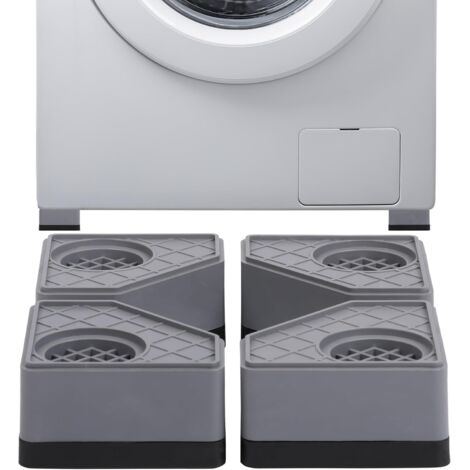 Bunthaus Set Mit 4 Anti-vibrations-waschmaschinen-pads – Rutschfeste, Geräuscharme Und Stoßfeste Waschmaschinen- Und Trockner-pads – Gummi-stabilisator Gegen Bewegungen Und Erschütterungen