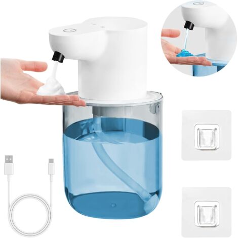 Bunthaus Automatischer Seifenspender – 400 Ml, Wandmontierter Elektrischer Berührungsloser Seifenspender Mit Sensor, 4 Geschwindigkeiten, Verstellbarer Schalter, Ipx5 Wasserdicht, Für Badezimmer, Küch