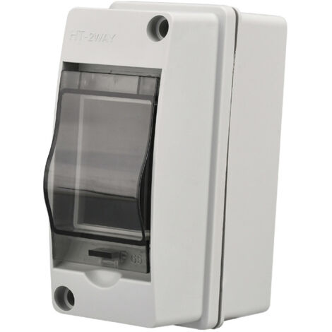 Bunthaus Elektrokasten, 2 Wasserdichte Module Für Den Außenbereich, Ip65, Wasserdichter Elektrokasten Für Den Außenbereich, Schaltschrank, Geeignet Für Garagen, Villen, Ladestationen, Baustellen