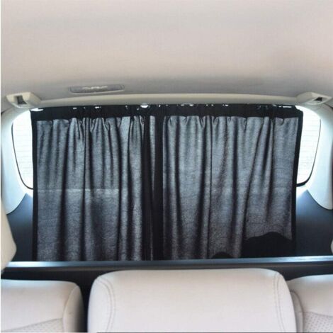 Bunthaus Sonnenschutz Für Autofenster, Sonnenschutz Für Heckscheibe, Baby-sonnenschutz, Sonnenschutz, Anti-uv, 50 X 39 Cm, Schwarzer Stoff