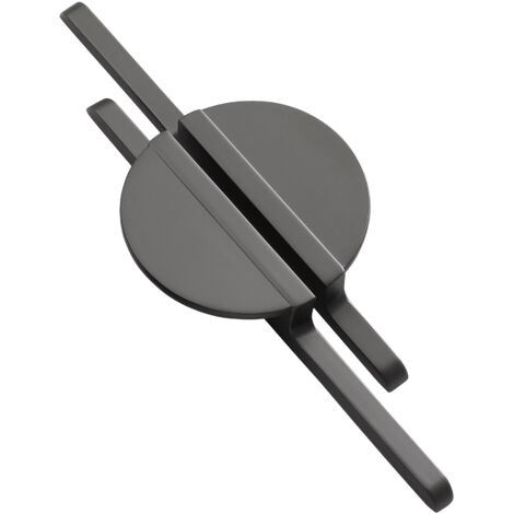 Bunthaus 2er-pack Schwarze Halbmond-schubladengriffe (190 X 39 X 22 Mm), Griffe Für Küchenschränke, Kommoden, Loch-zu-loch-halbkreis-schubladengriffe