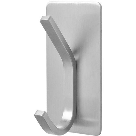 Bunthaus Handtuchhaken/klebehaken – Wandmontierte Garderoben-/bademantel-/handtuchhaken Zum Aufkleben Auf Badezimmer/küche, 2er-set, Edelstahl