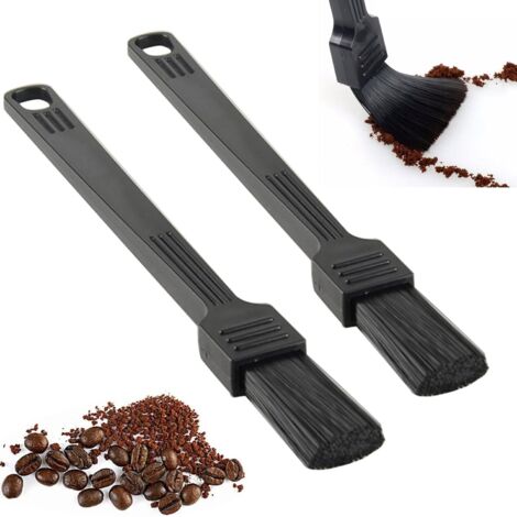 Bunthaus 2er-pack Reinigungsbürste Für Kaffeemühle, Reinigungsbürste Für Kaffee, Reinigungsbürste Für Espressomühle – Barista-reinigungswerkzeuge Für Zuhause Und Küche (schwarz, 2 Stück)