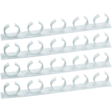Bunthaus Organizer-halter, Clip-organizer Für 20 Gewürzgläser – Selbstklebende Und Teilbare Aufbewahrung – Nützlich Für Die Aufbewahrung Von Kräutertöpfen Oder Gewürzbehältern