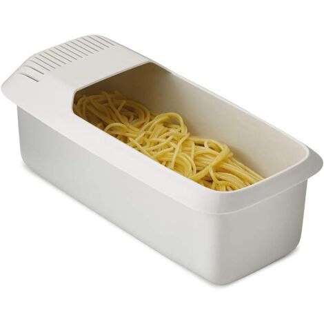 Bunthaus Mikrowellen-nudelkocher Mit Sieb, Hitzebeständiger Nudelboot-dampfgarer, Spaghetti-nudelkocher, Küchenutensilien, Spaghetti-schüssel (29 X 14 X 10 Cm)