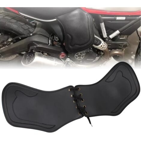 Bunthaus Motorrad-hitzeschild, Motor-hitzeschild, 2 Stück Motorrad-pu-hitzeabweiser, Motor-wärmeisolationskissen, Sattelschutz