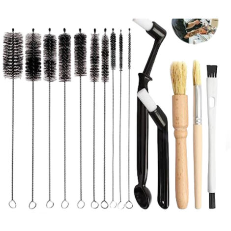 Bunthaus Kaffeebürsten-set, Professionelles Espresso-bürsten-set Inklusive Holz-kaffeemühlen-reinigungsbürste Und Nylon-espresso-bürste Für Kaffeemaschinen-gruppenkopf (15)