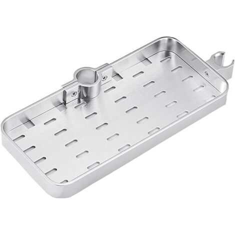 Bunthaus Verstellbares Teleskop-duschregal Aus Aluminiumlegierung, Verstellbarer Badezimmer-organizer, Seifenschale, Ohne Bohren, Halterung Für 19 Mm–25 Mm