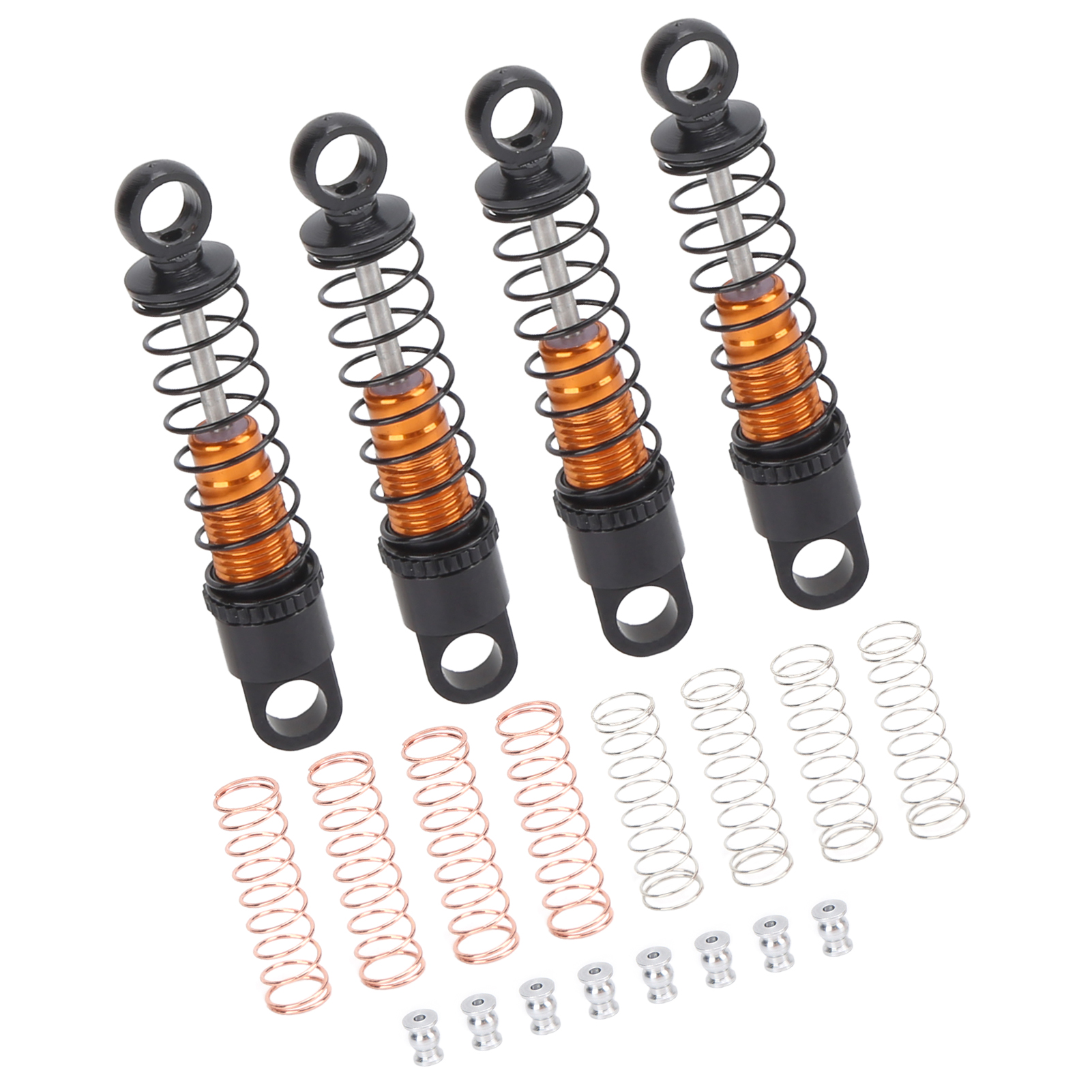 Stoßdämpfer Aus Aluminiumlegierung Mit Einem Zylinder Für Axial Scx24 90081 1/24 Rc-car, Goldfarben