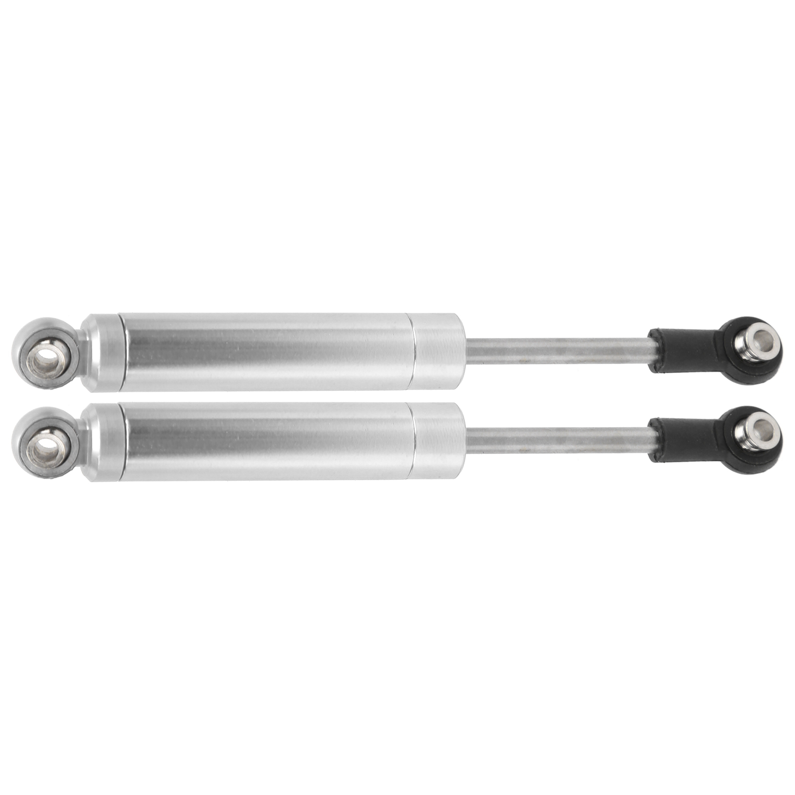 102 Mm 75004 Aluminiumlegierungs-stoßdämpfer Mit Integrierter Feder Für Traxxas Slash 2wd Ferngesteuertes Auto (silber)