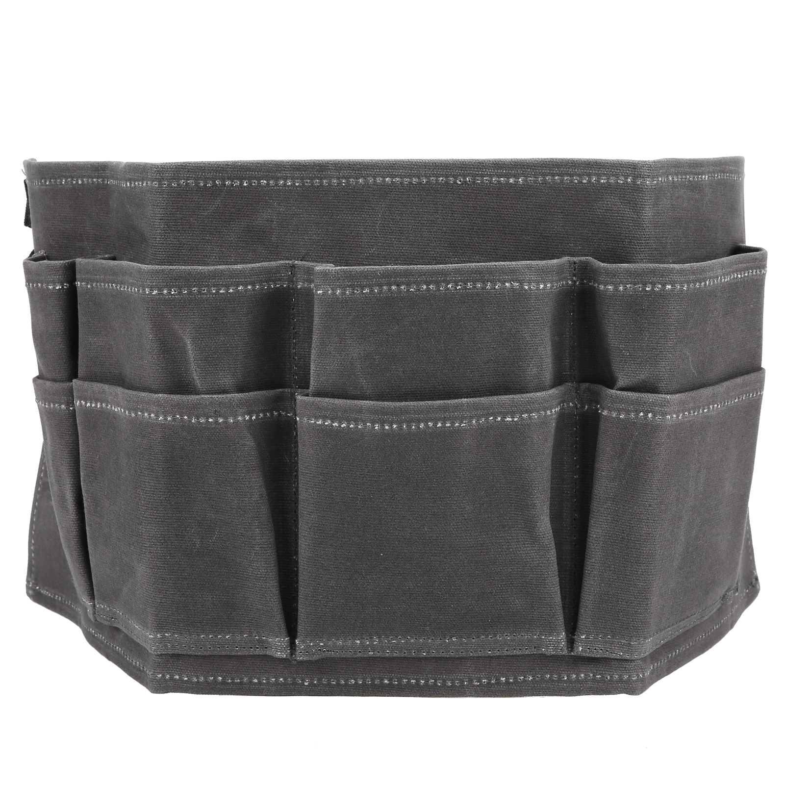 Mehrfächrige Tasche Aus Wasserdichtem, Gewachstem Segeltuch Für Gartenarbeit Und Holzbearbeitung