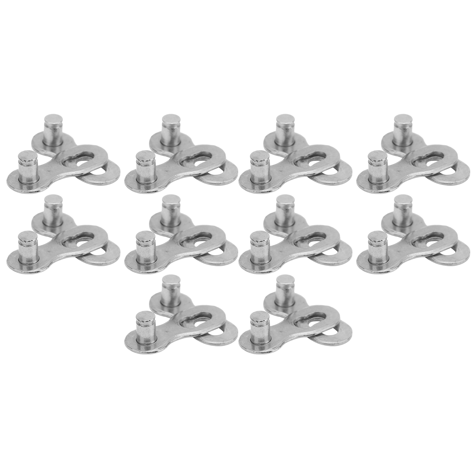 Set Mit 10 Fehlenden Kettengliedern Für 10-fach Stahlfahrradketten, Silbernes Fahrradzubehör