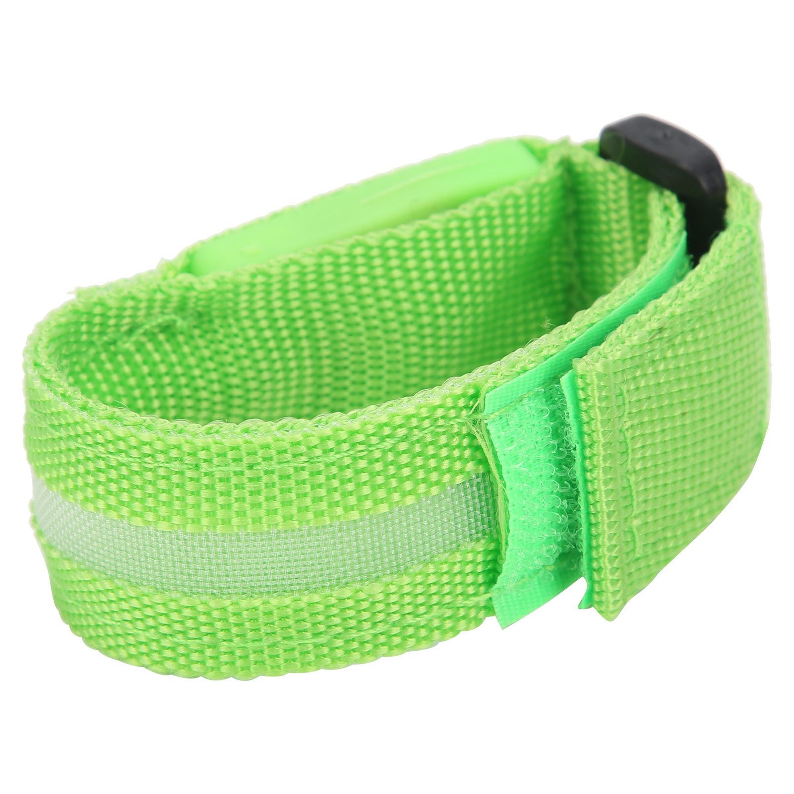 Led-armband Für Outdoor-läufe, Verstellbares Blinklichtarmband Für Radtouren, Grün