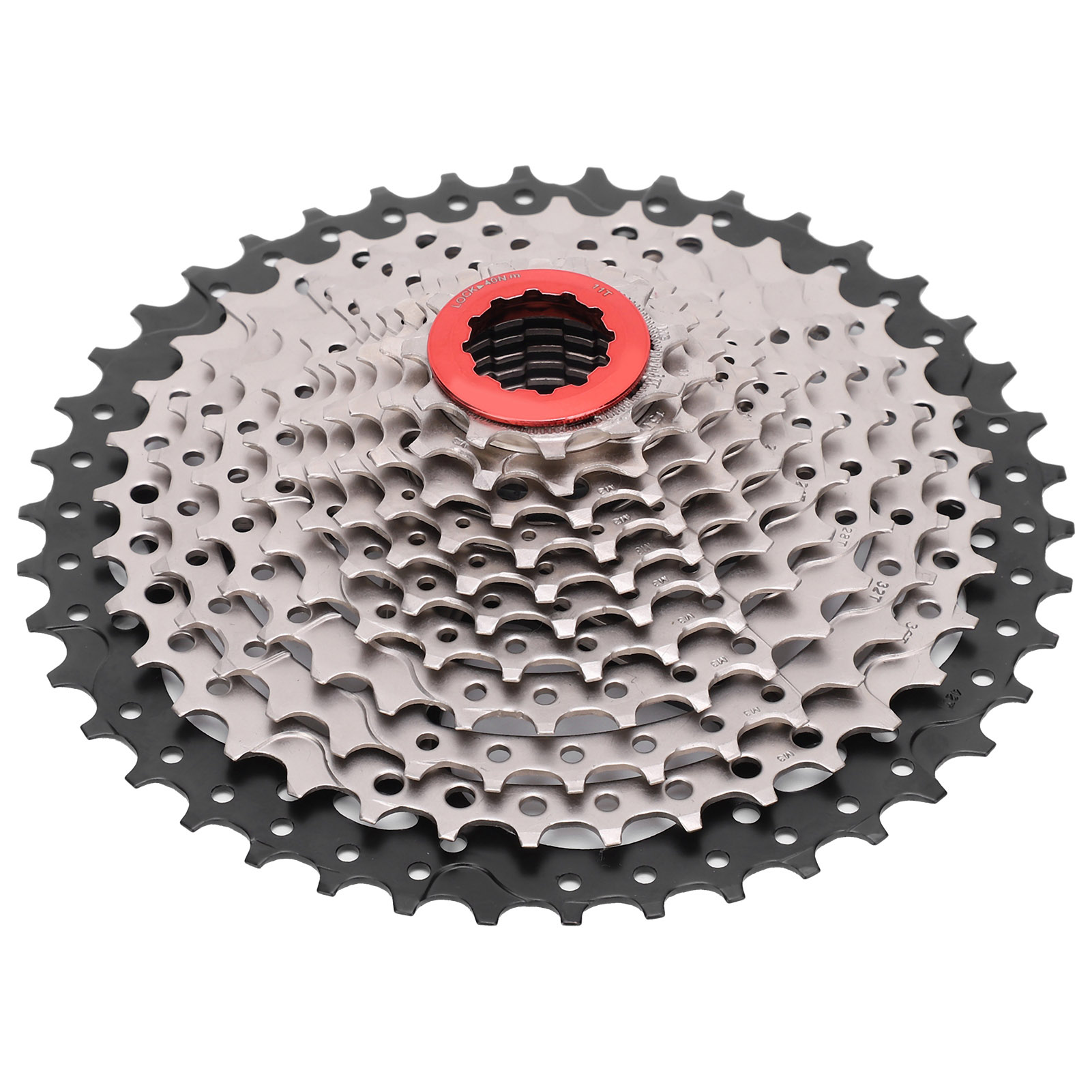 Fahrrad-freilaufkassette, 11-fach, 42 Zähne, Silber-schwarzes Ersatzteil