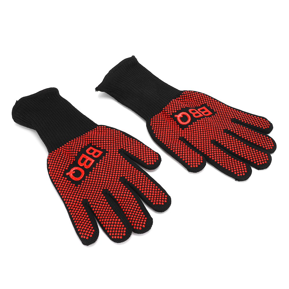 Hitzeschutzhandschuhe Bis 800°c (1482°f): Flammhemmend, Rutschfest Und Feuerfest, Zum Grillen, Für Die Mikrowelle Und Zum Kochen Im Backofen.