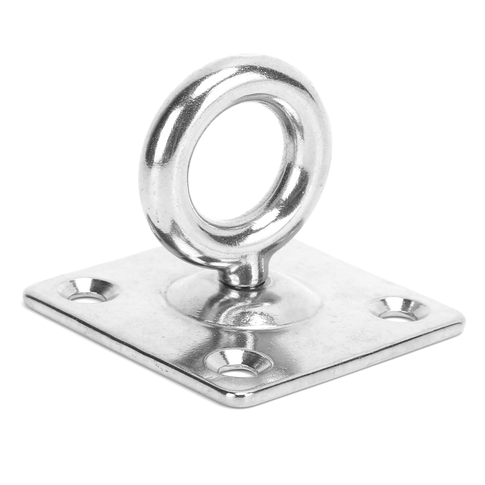Korrosionsbeständige Deckenhaken Aus Edelstahl Mit Öse Und U-platte, Für Den Einsatz In Maritimen Umgebungen (8 Mm).