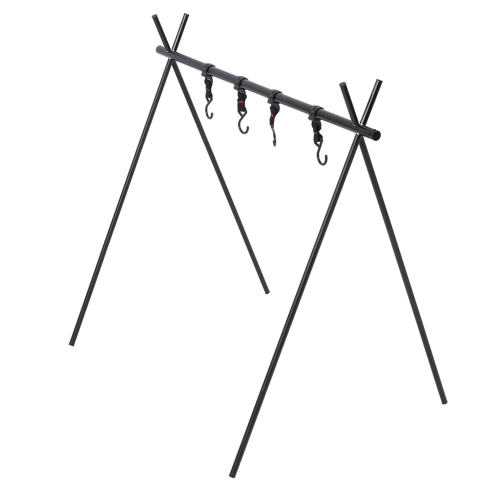 Kurzes, Dreieckiges Outdoor-aufbewahrungsstativ, Ideal Zum Campen, Trocknen Von Küchenutensilien Und Auf Reisen.