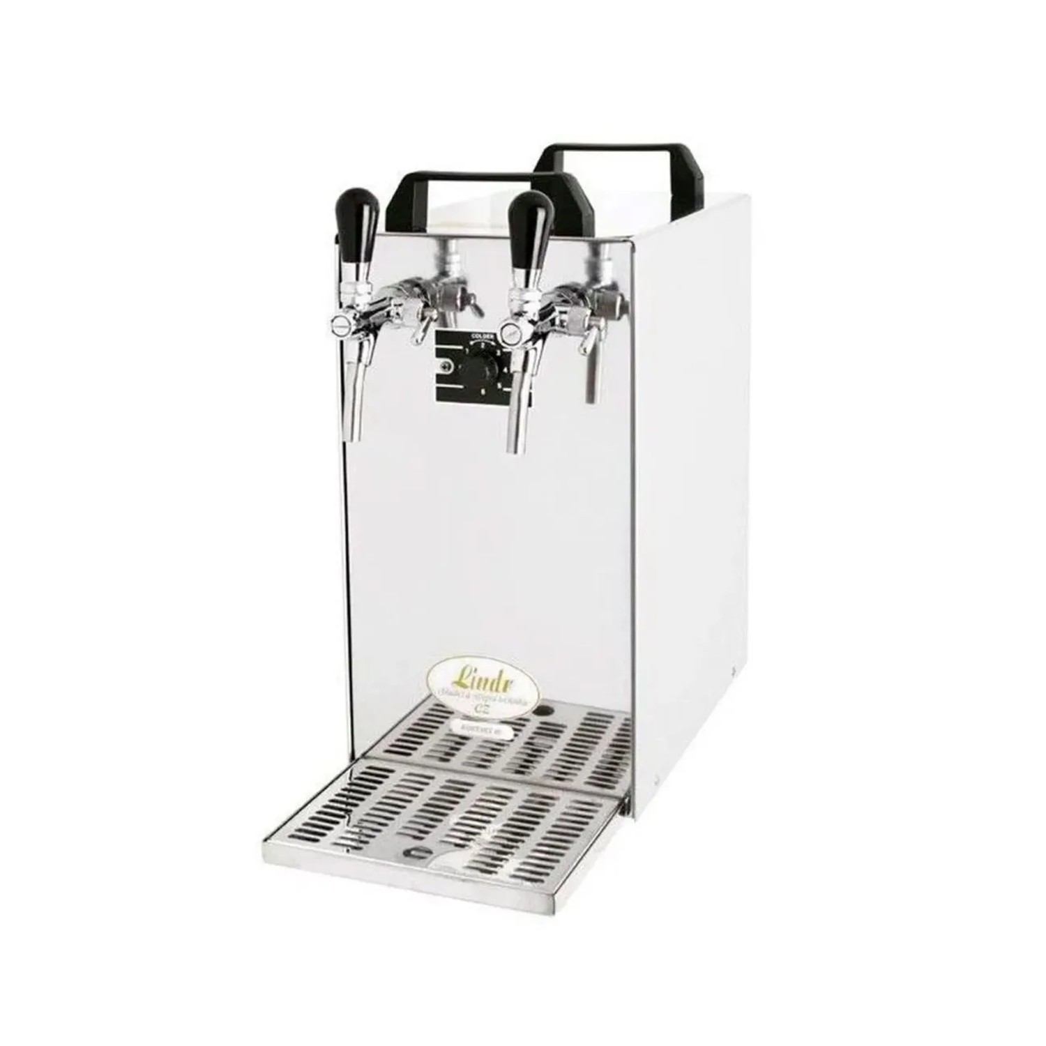 Ich-Zapfe Zapfanlage Kontakt 40 2- Trockenkühler Durchlaufkühler 50 Liter/h Silber