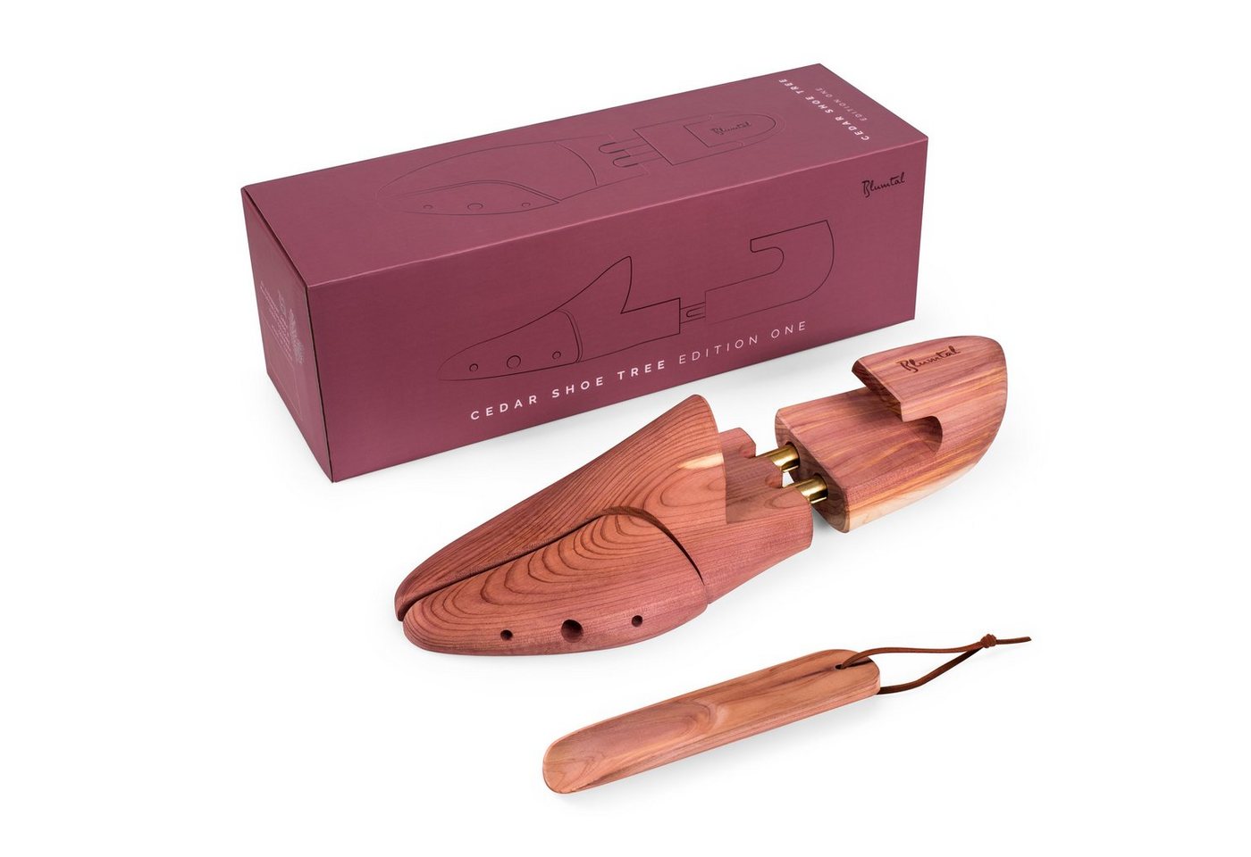 Blumtal Schuhspanner Premium Zedernholz Herren und Damen Größe 38 bis 39 5 Paar mit Schuhlöffel Bild 4